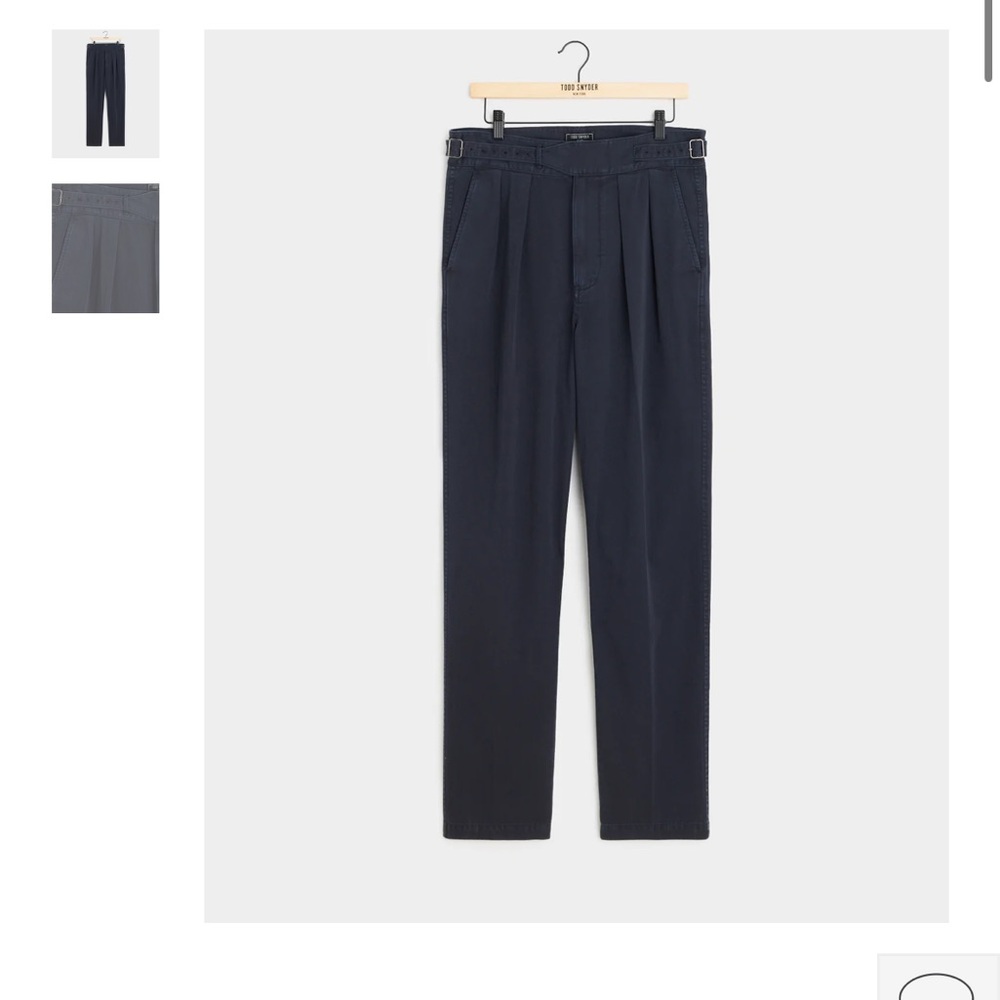 GURKHA TROUSER IN NAVY